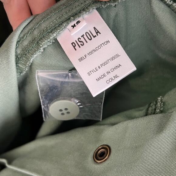 NEW Pistola Grover Jumpsuit XS Colonel Green Boiler Utility - Picture 5 of 8